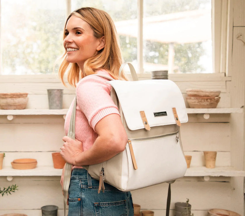 Petunia Pickle Bottom META Backpack - Toasted Marshmallow