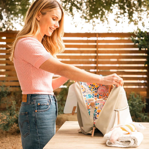 Petunia Pickle Bottom META Backpack Toasted Marshmallow Little