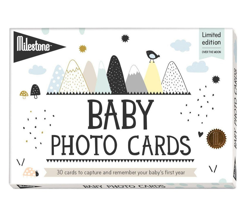 Milestone Baby Cards - Over the Moon | Little Baby.