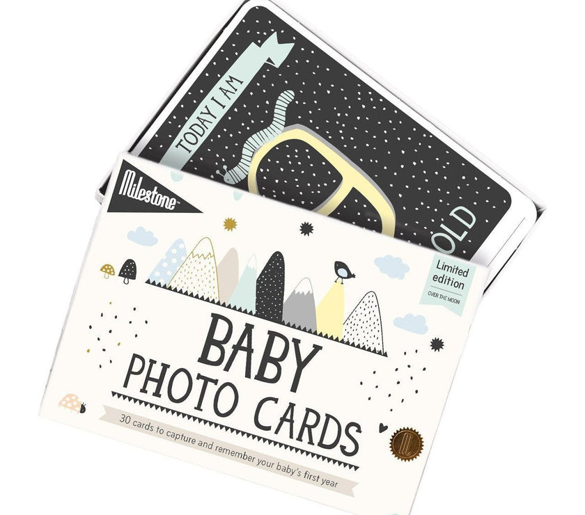 Milestone Baby Cards - Over the Moon | Little Baby.