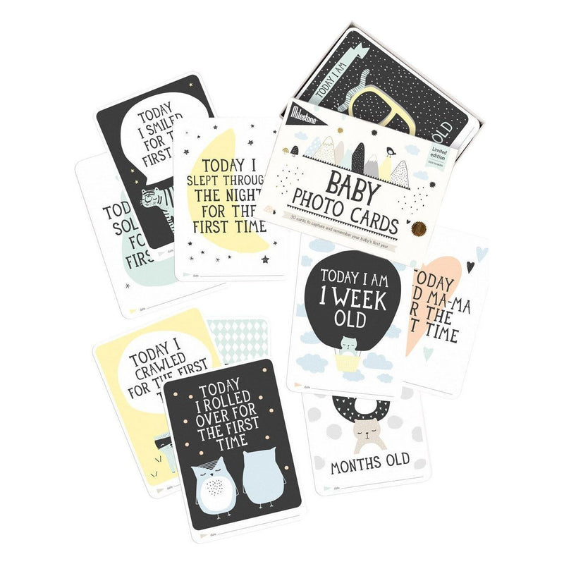 Milestone Baby Cards - Over the Moon | Little Baby.