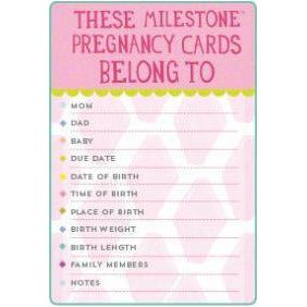 Milestone Pregnancy Cards | Little Baby.