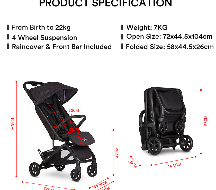 Easywalker Mini Buggy Go Stroller (Assorted Designs)