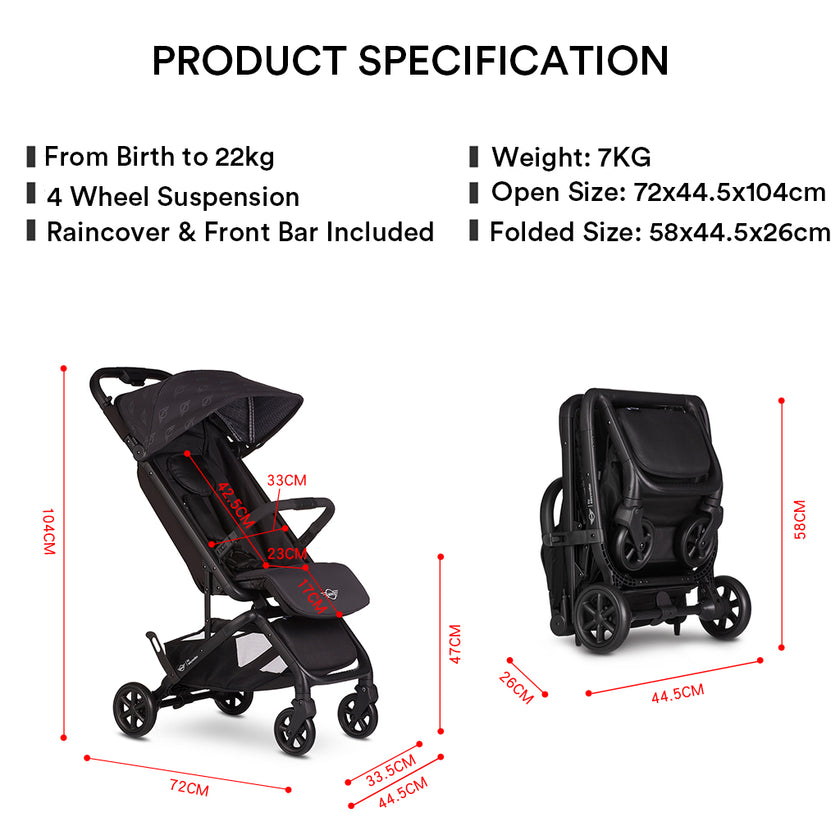 Easywalker Mini Buggy Go Stroller (Assorted Designs)