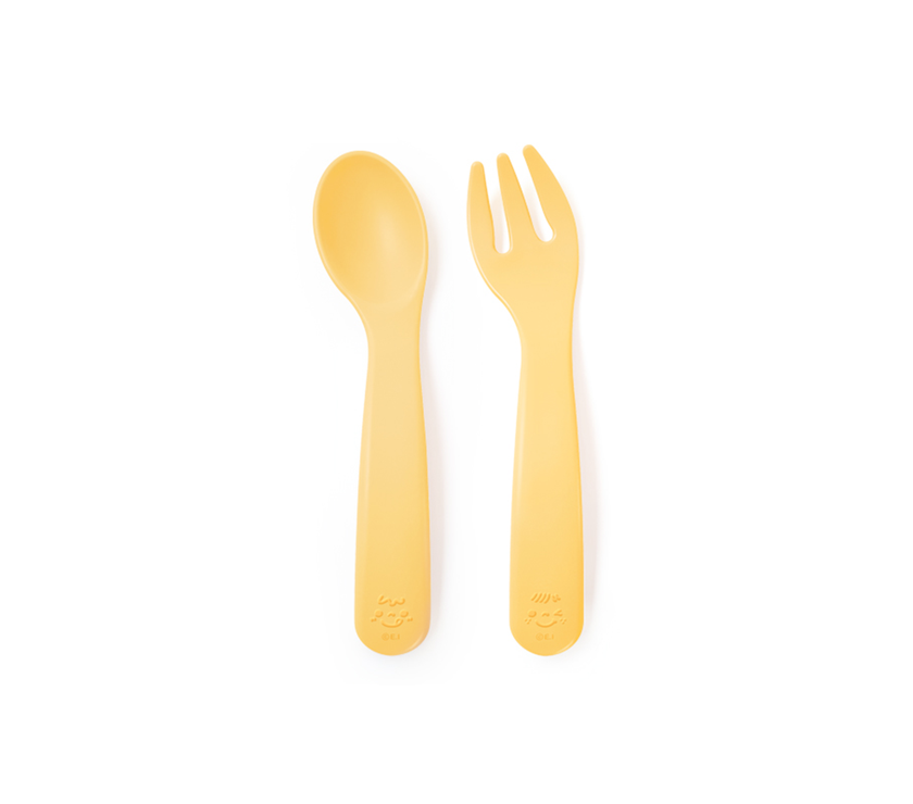 Mother's Corn Self Training Spoon & Fork Set