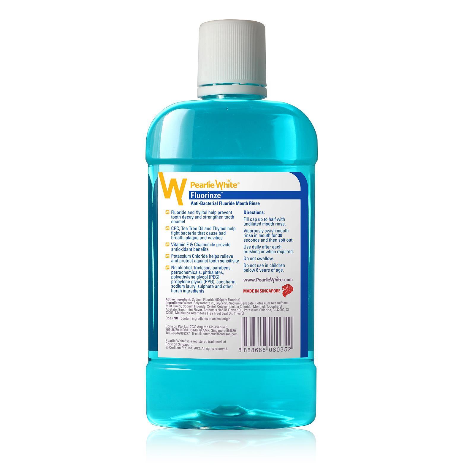 Fluorinze 500ml | Alcohol Free Fluoride Mouth Rinse | Little Baby.