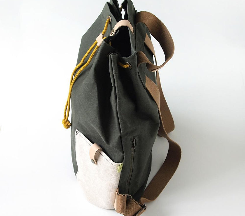 Hoppetta 2 Way Mummy Bag - Kahki | Little Baby.