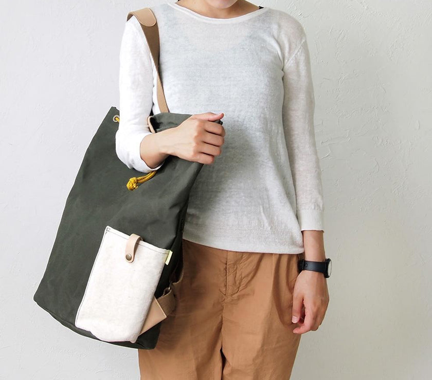 Hoppetta 2 Way Mummy Bag - Kahki | Little Baby.