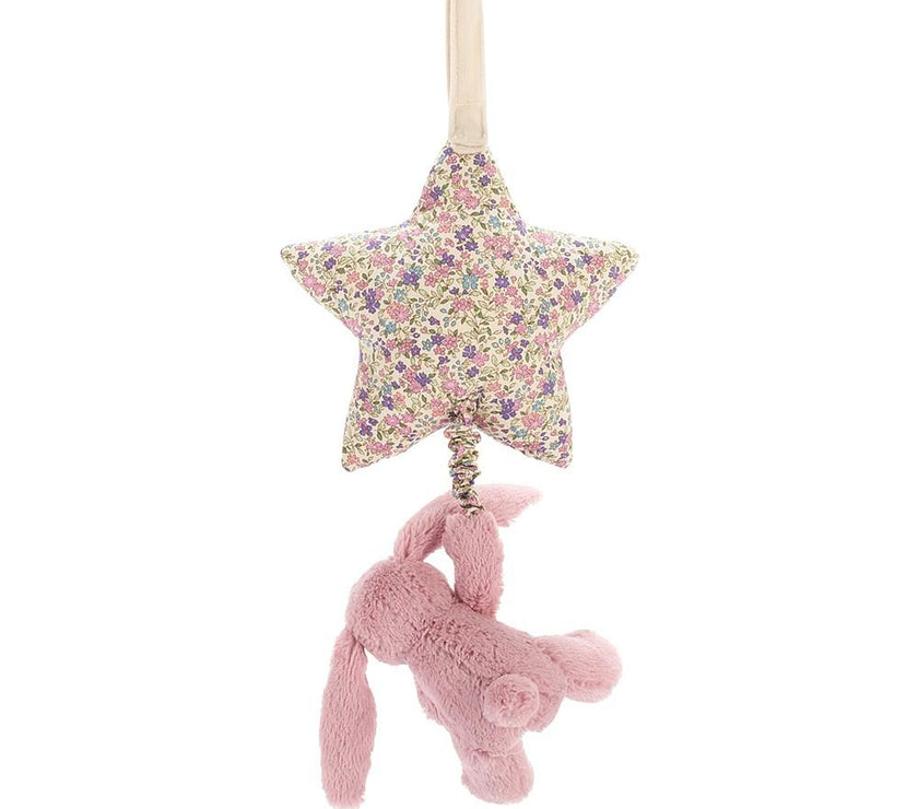 JellyCat Blossom Tulip Bunny Star Musical Pull | Little Baby.