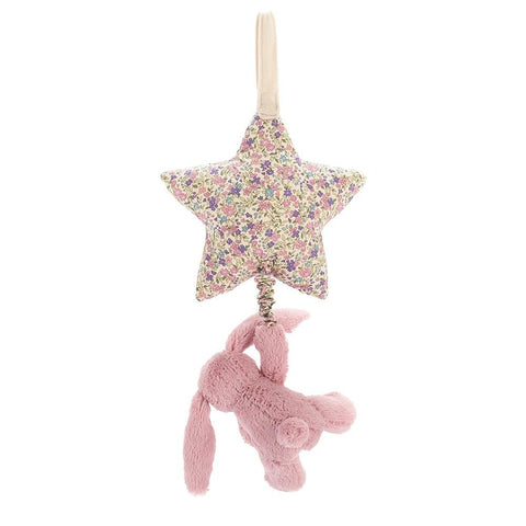 JellyCat Blossom Tulip Bunny Star Musical Pull | Little Baby.
