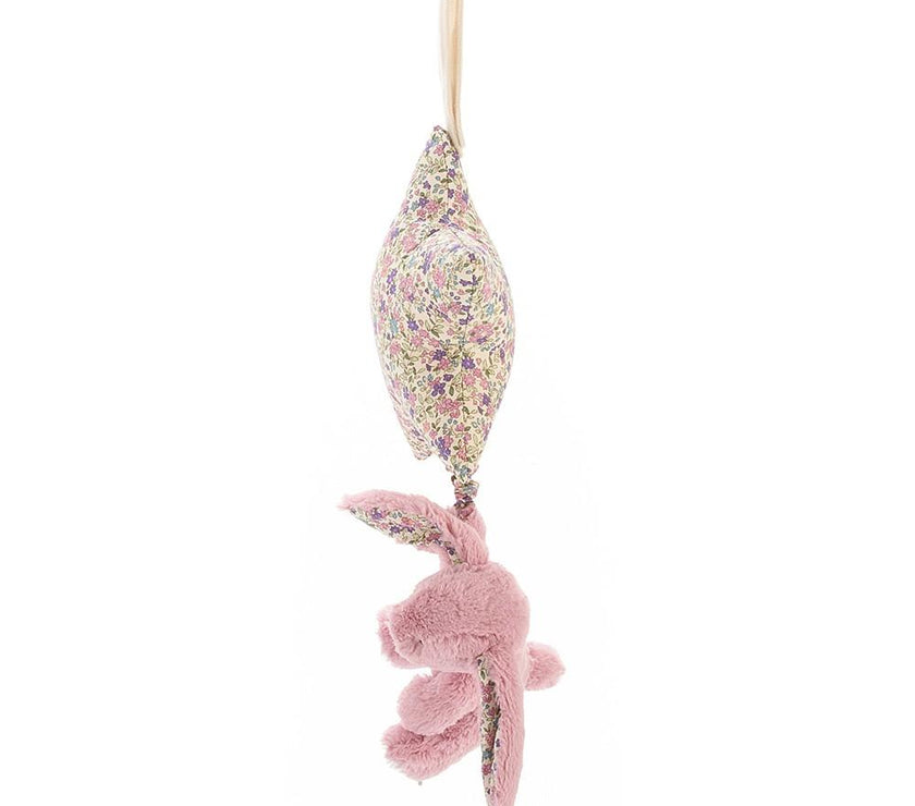 JellyCat Blossom Tulip Bunny Star Musical Pull | Little Baby.