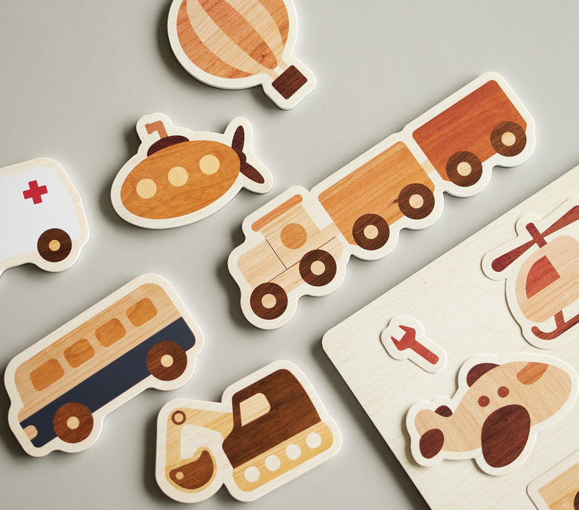 Noriterboard Foam Magnets - Woody Car