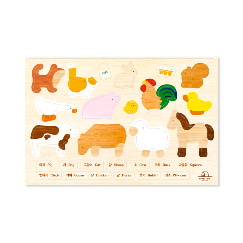 Noriterboard Foam Magnets - Woody Farm-1