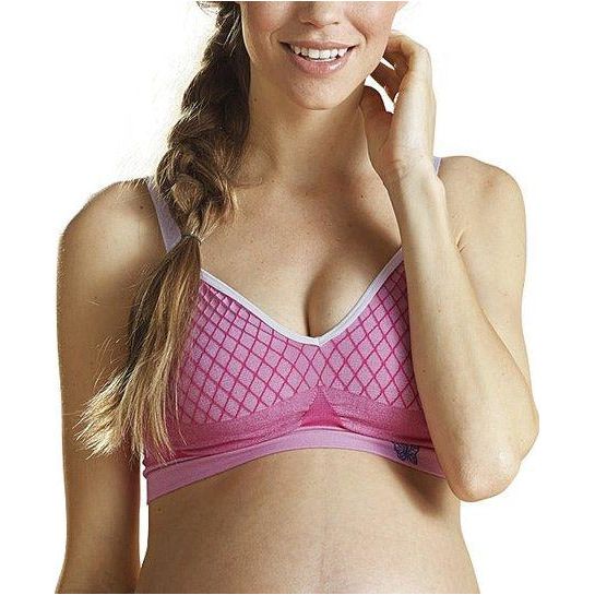 Cantaloop Harlequin Drop Cup Nursing Bra - Pink | Little Baby.
