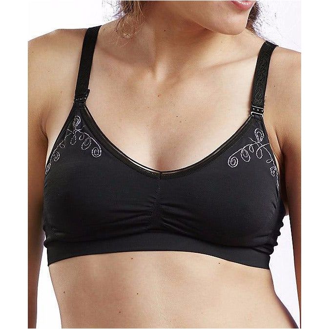 Cantaloop Nursing Bra - Black | Little Baby.