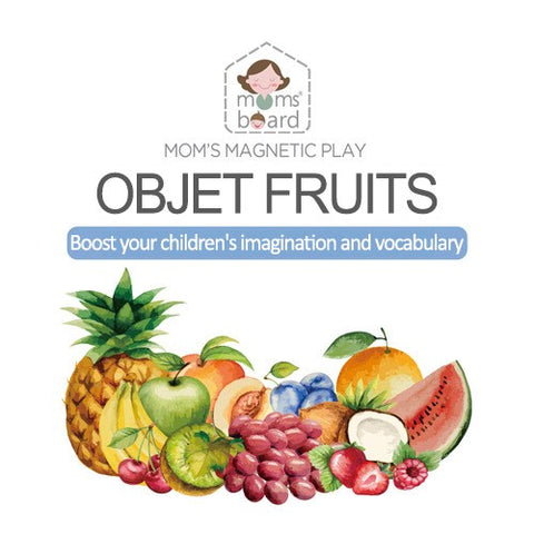 Momsboard Magnetic Objet – Fruits | Little Baby.