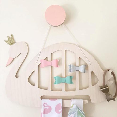 The Wall Collective - Swan Accessories Organizer | Little Baby.