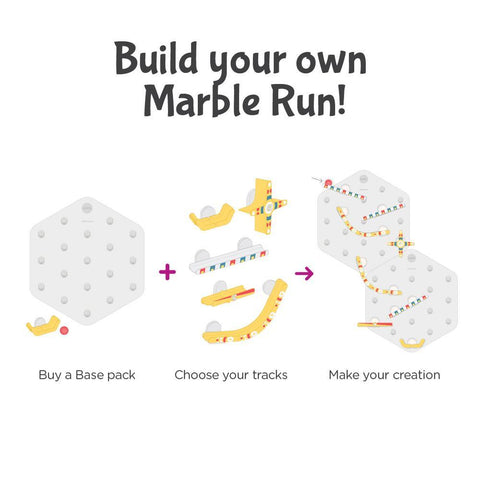 Oribel Pin-wheel tracks | Build your own Marble Run Or, Extend it! | Little Baby.