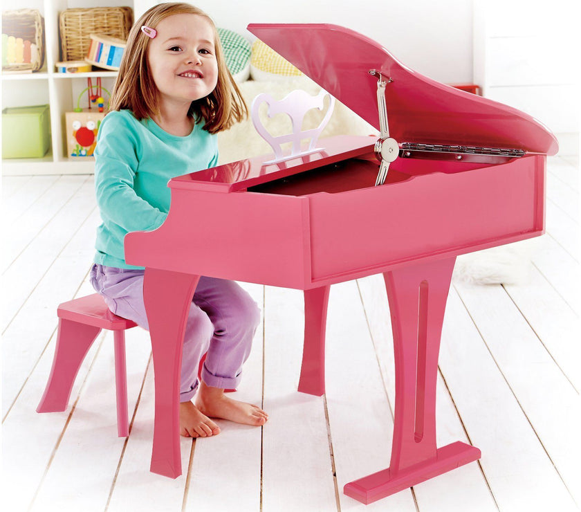 Hape Happy Grand Piano Pink | Little Baby.