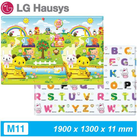 LG Hausys Playmat Sweet Bear Alphabet (size M - 11mm) | Little Baby.