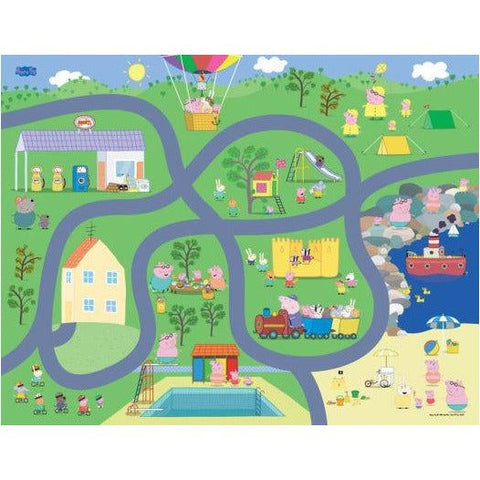 PEPPA PIG - Mega Mat with vehicle | Little Baby.