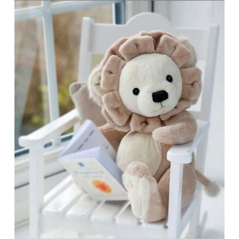 Charlie Bears Baby Organic Leopold Lion (Large) with Gift Box | Little Baby.