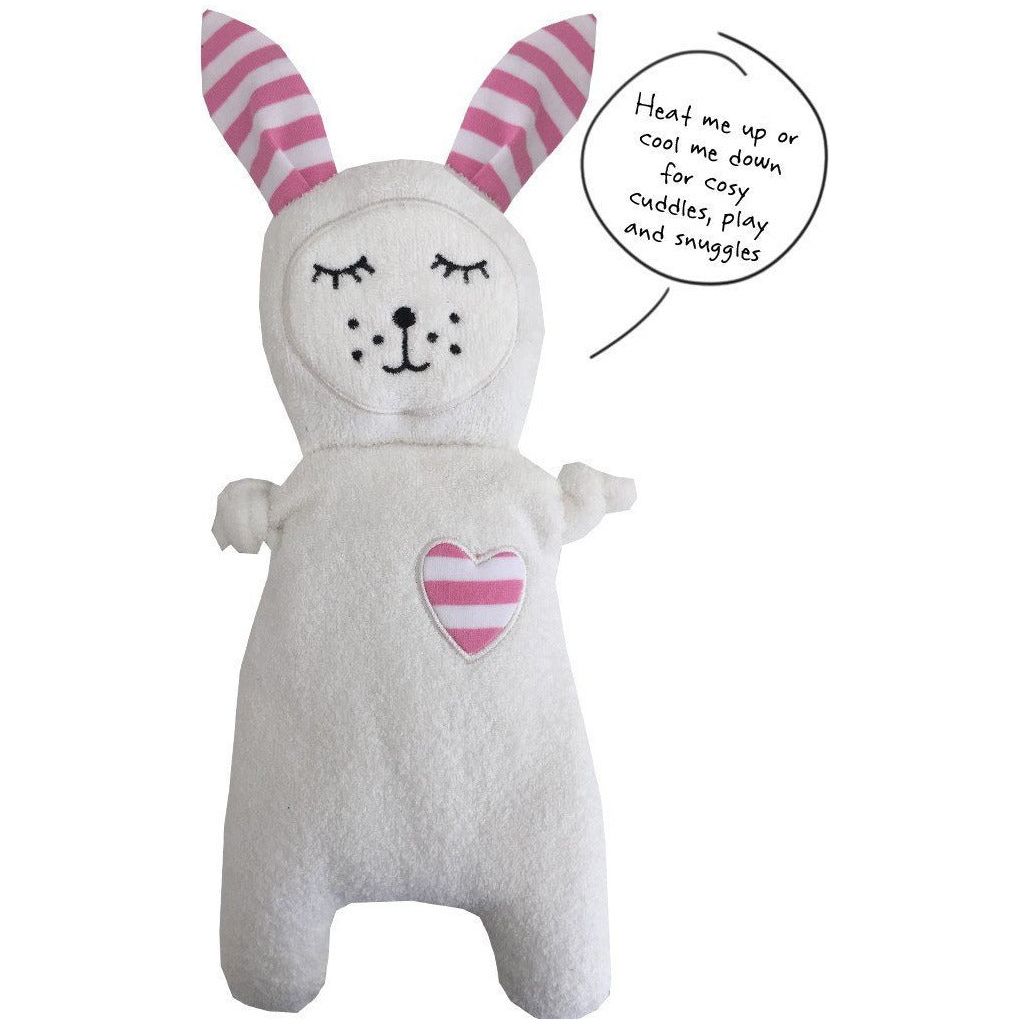 Harry's Garden Marla Rabbit - Pink Organic Heatie | Little Baby.