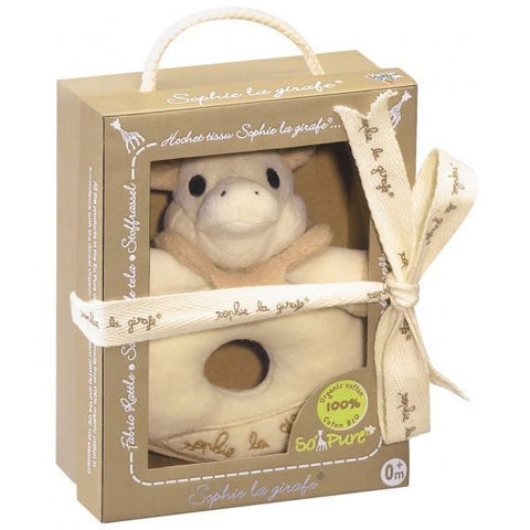 Sophie the Giraffe Fabric Rattle | Little Baby.