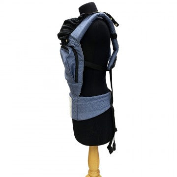 Lucky Baby Go Pouch™ Baby Carrier - Blue/Safari