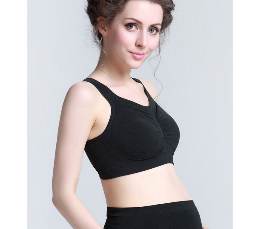 Cantaloop Pregnancy Bra - Black | Little Baby.
