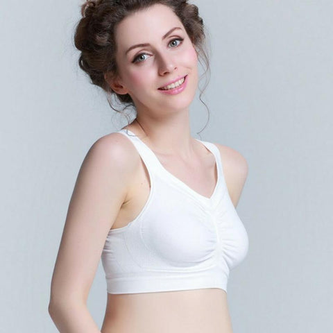 Cantaloop Pregnancy Bra - White | Little Baby.