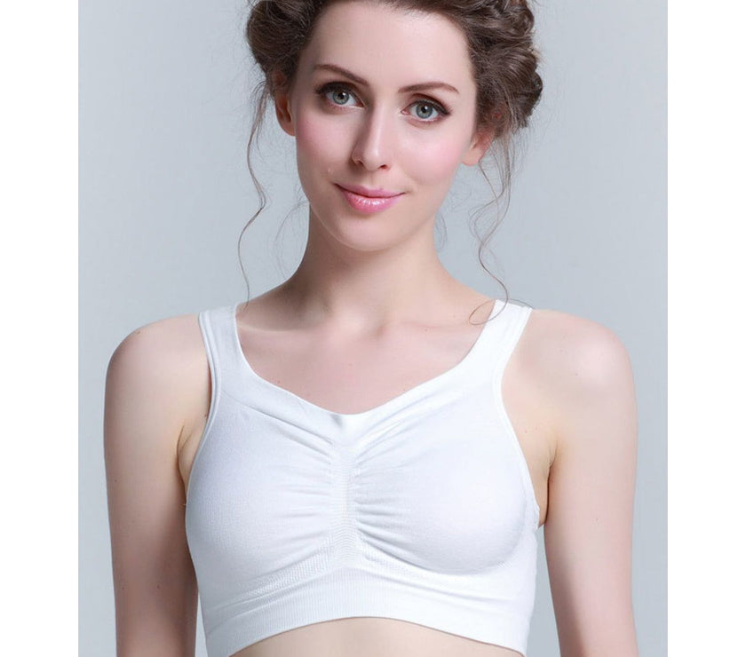Cantaloop Pregnancy Bra - White | Little Baby.