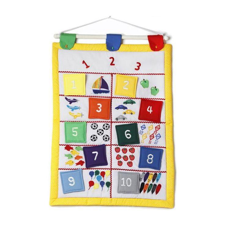 Oskar & Ellen Counting 123 Wall Picture | Little Baby.