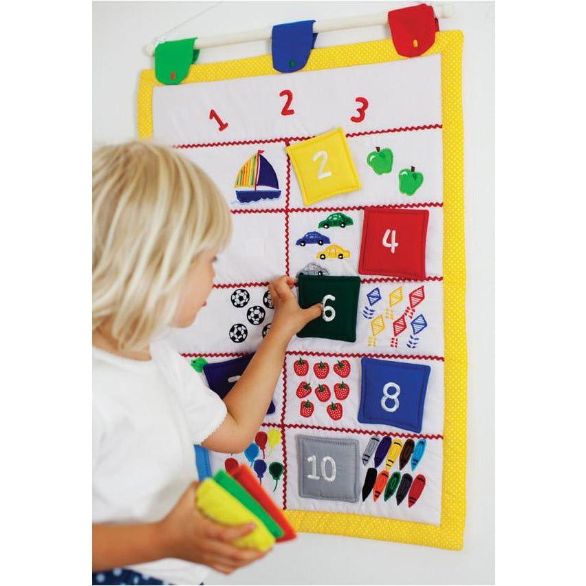 Oskar & Ellen Counting 123 Wall Picture | Little Baby.