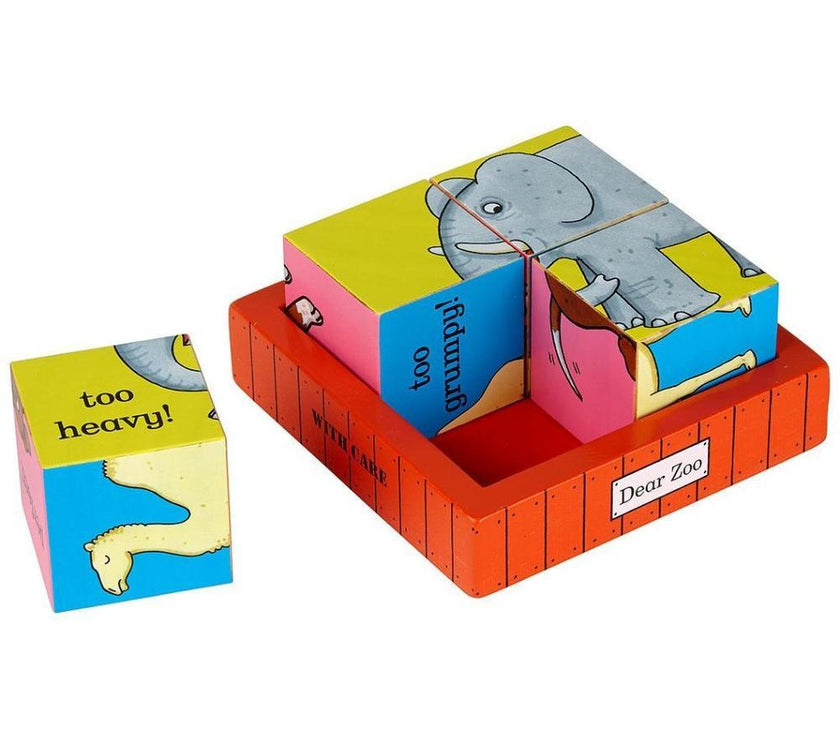 Dear Zoo Wooden Puzzle Blocks | Little Baby.