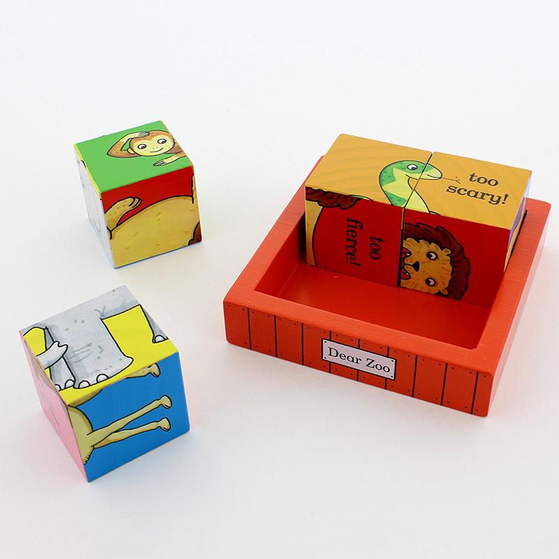 Dear Zoo Wooden Puzzle Blocks | Little Baby.