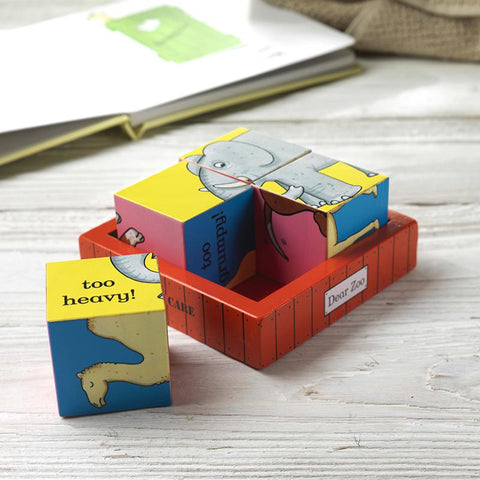 Dear Zoo Wooden Puzzle Blocks | Little Baby.