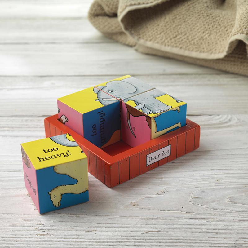 Dear Zoo Wooden Puzzle Blocks | Little Baby.