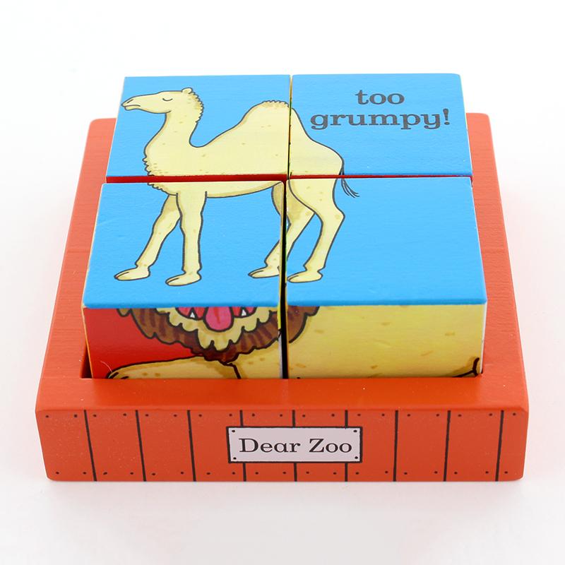 Dear Zoo Wooden Puzzle Blocks | Little Baby.