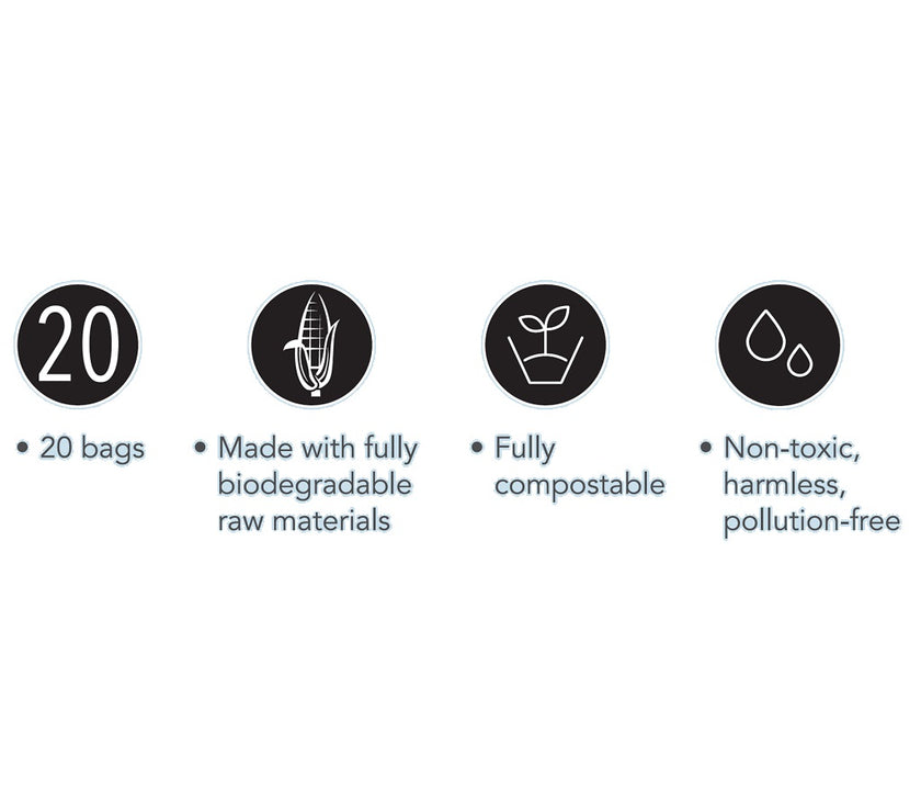 Umee 20L Biodegradable Trash Bag Diaper Bin Refill (Assorted Sizes)