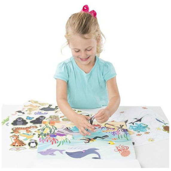 Melissa & Doug Reusable Sticker Pad - Habitats | Little Baby.