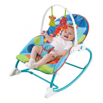 Lucky Baby Infant to Toddler Rocker/Dining Chair (Vibration/Music)-5