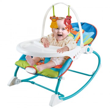 Lucky Baby Infant to Toddler Rocker/Dining Chair (Vibration/Music)-4