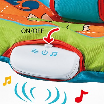 Lucky Baby Infant to Toddler Rocker/Dining Chair (Vibration/Music)-7