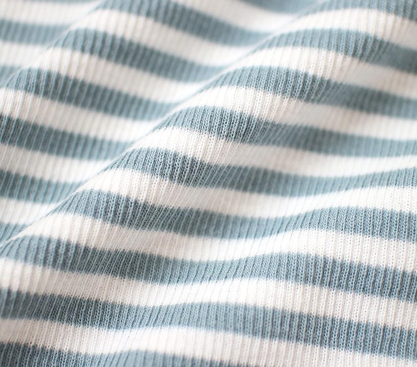 Hoppetta Border Shorts - Blue Stripes 80cm | Little Baby.