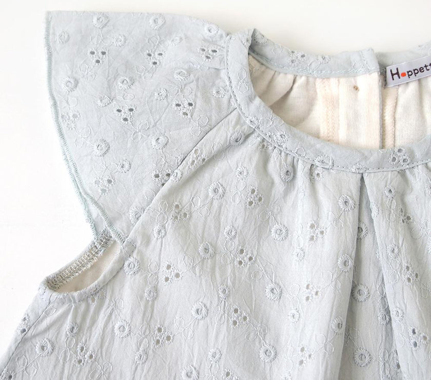 Hoppetta Layered Dress - Blue Saxophone 80 cm | Little Baby.