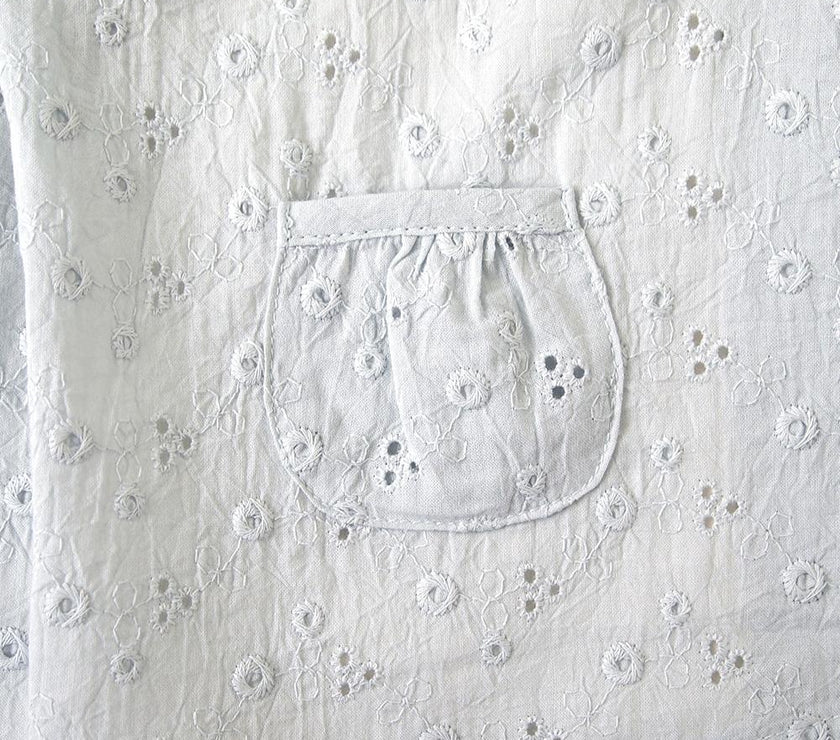 Hoppetta Layered Dress - Blue Saxophone 80 cm | Little Baby.