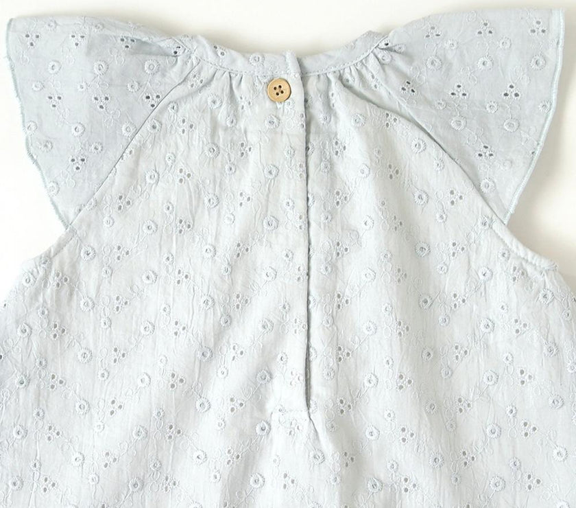 Hoppetta Layered Dress - Blue Saxophone 80 cm | Little Baby.
