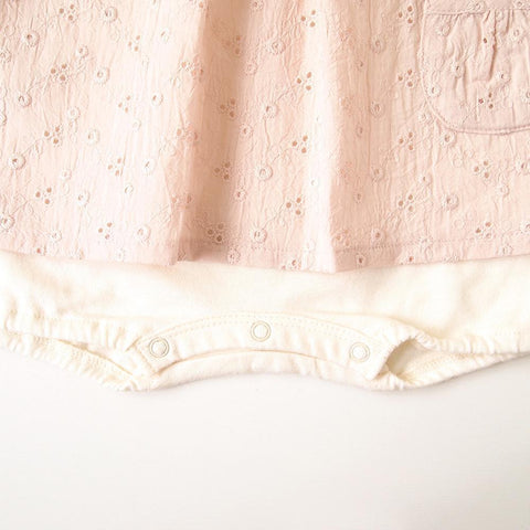 Hoppetta Layered Dress - Pink Saxophone 80 cm | Little Baby.