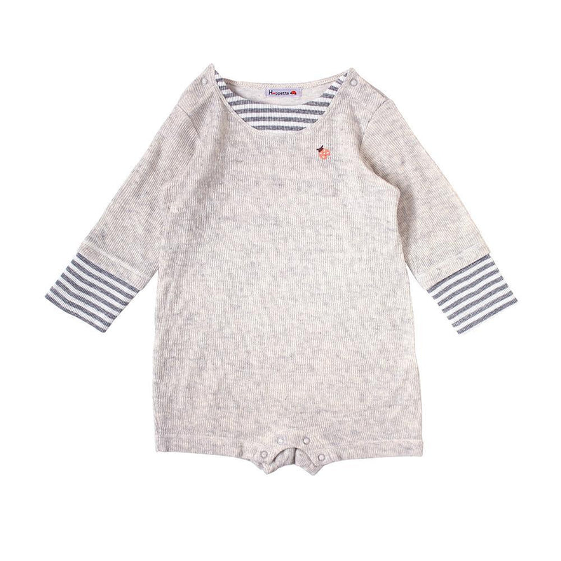 Hoppetta Layered Shorts - Oatmeal | Little Baby.